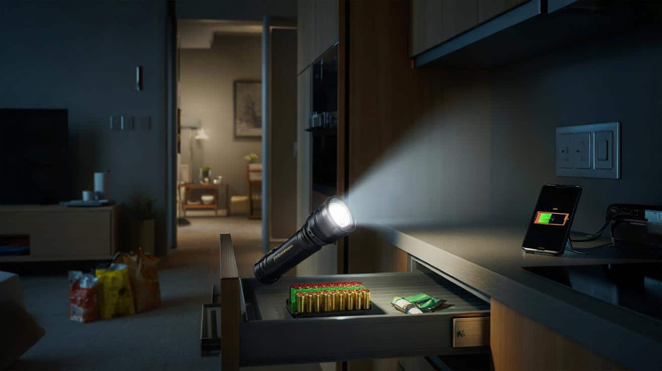 Jak sprawić żeby naładowana bateryjna latarka była gotowa zawsze gdy potrzeba