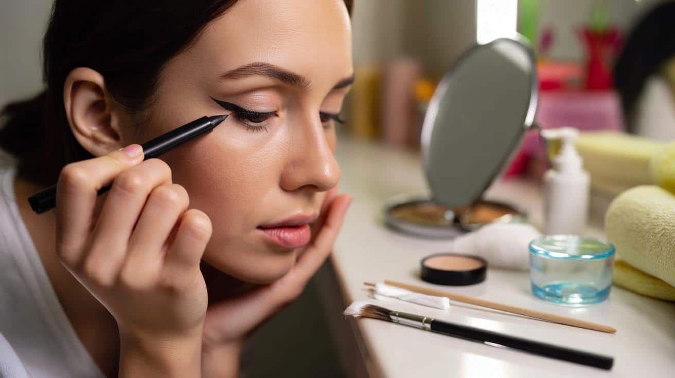 Jak sprawić żeby twój eyeliner był idealnie równy nawet gdy masz drżącą rękę