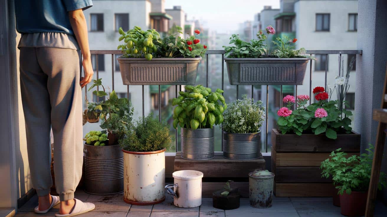 Jak stworzyć mini-ogród na balkonie za mniej niż 100 zł