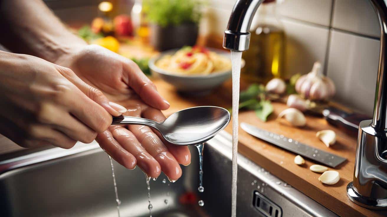 Jak szybko usunąć zapach z dłoni po krojeniu czosnku dzięki przedmiotowi, który masz w kuchni