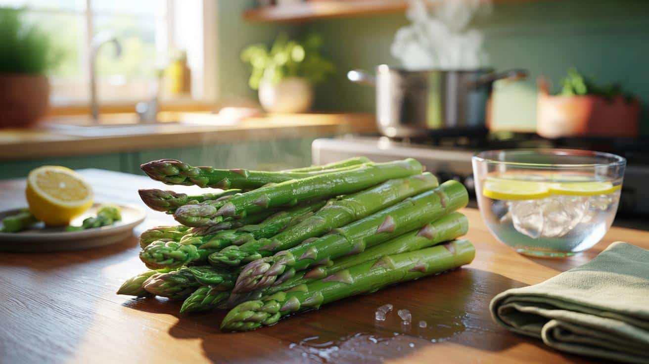 Jak ugotować szparagi tak, żeby zachowały piękny zielony kolor i chrupkość
