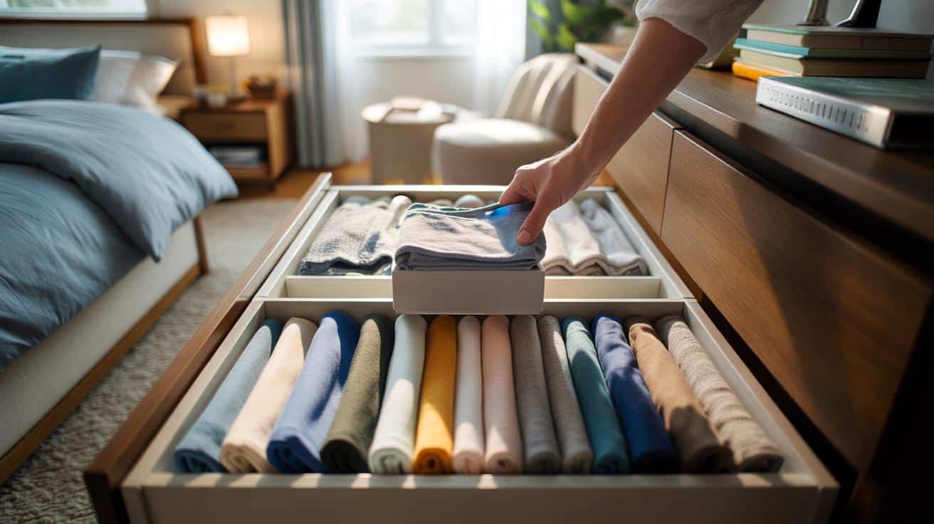 Jak układać ubrania w szufladach żeby nigdy więcej niczego nie szukać
