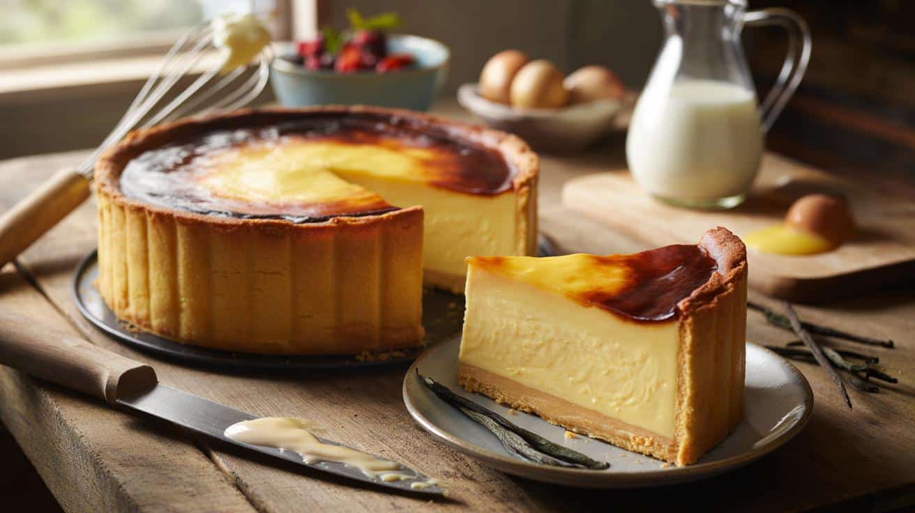 Jak upiec wysoki, kremowy placek budyniowy z wanilią krok po kroku