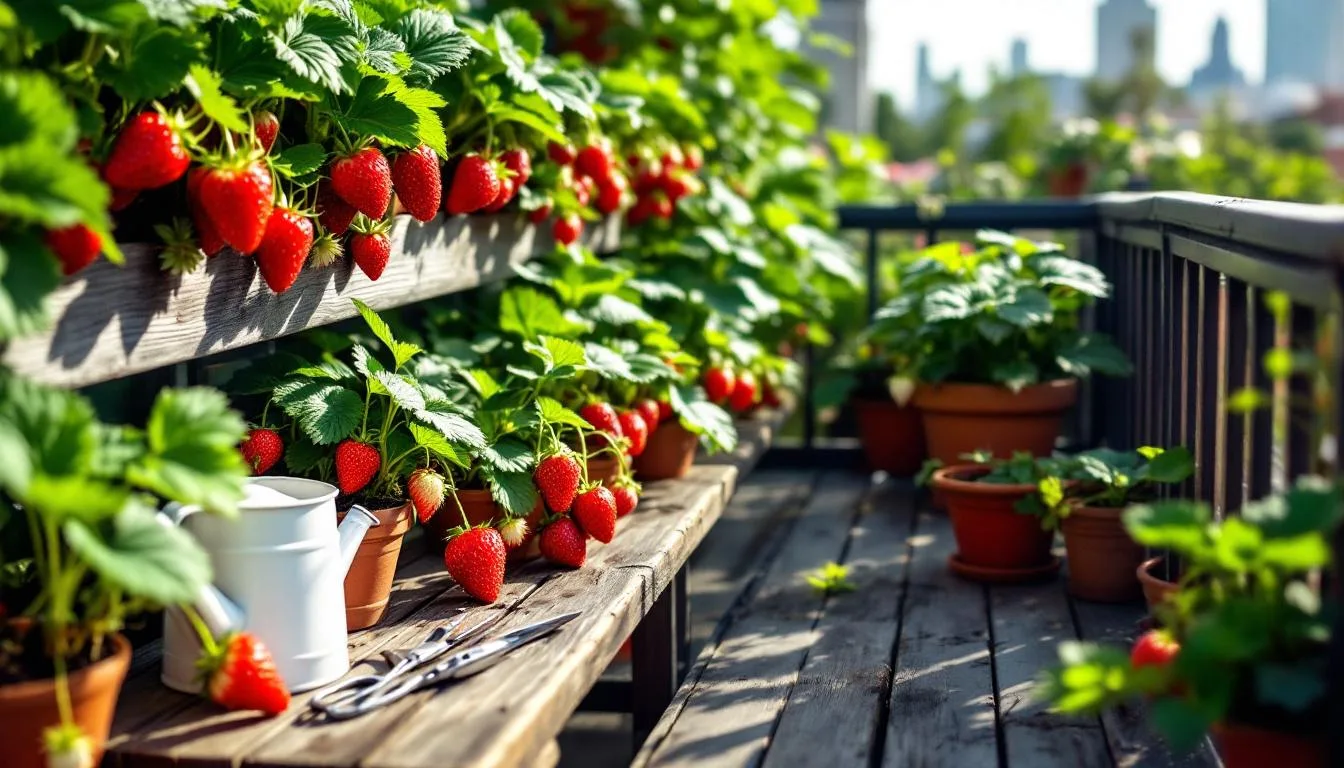Jak uprawiać truskawki na balkonie, żeby były słodkie i duże jak ze sklepu
