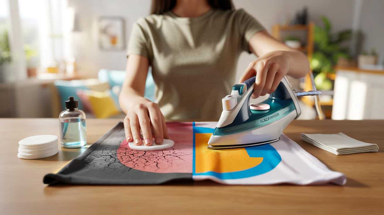 Jak uratować popękane nadruki na t‑shirtach jednym domowym produktem