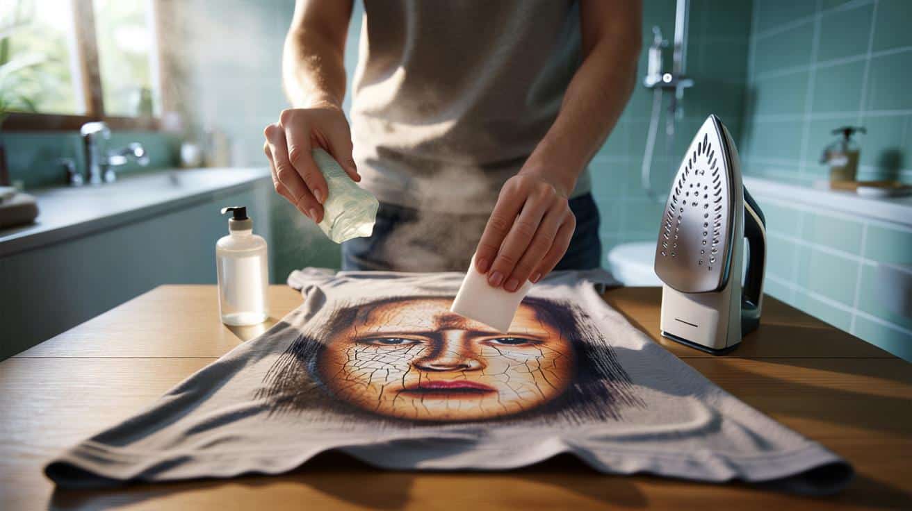 Jak uratować popękany nadruk na t‑shircie: trik z łazienki, który działa