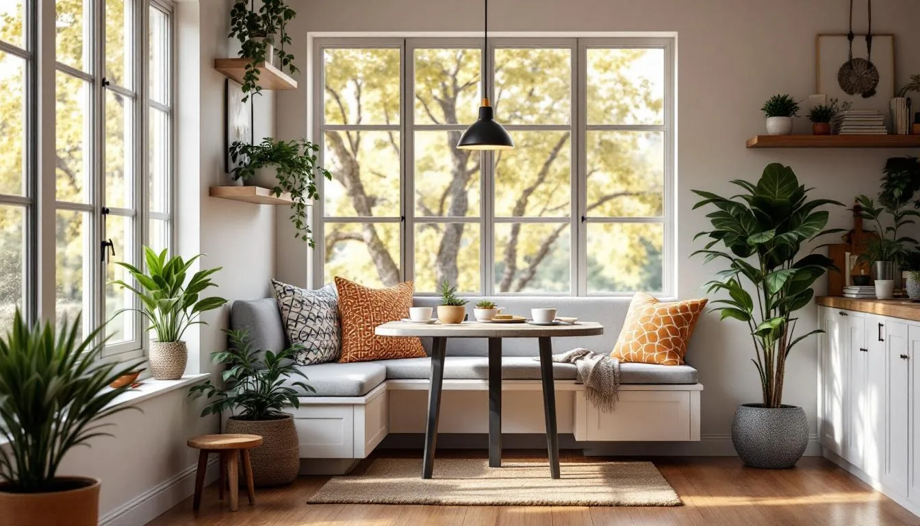 Jak urządzić małą jadalnię bez stołu, aby była funkcjonalna i estetyczna