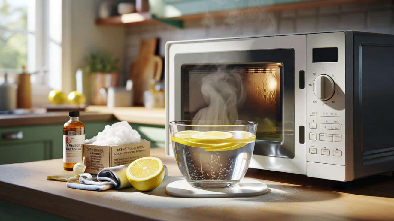 Jak usunąć przykry zapach z mikrofalówki bez żadnego detergentu