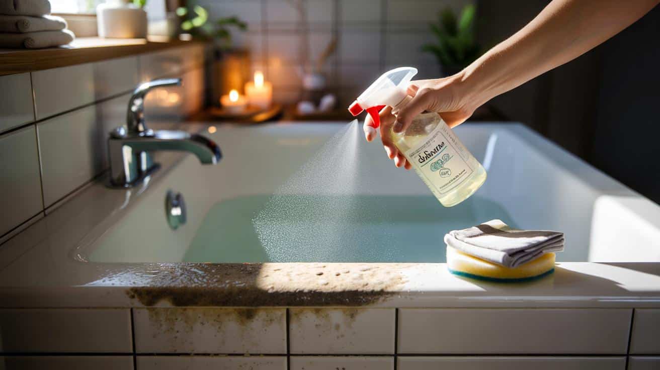 Jak usunąć zacieki z wanny bez szorowania i bez chemii agresywnej