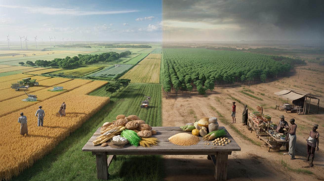 Jak walka z klimatem może jednocześnie nakarmić i wygłodzić świat