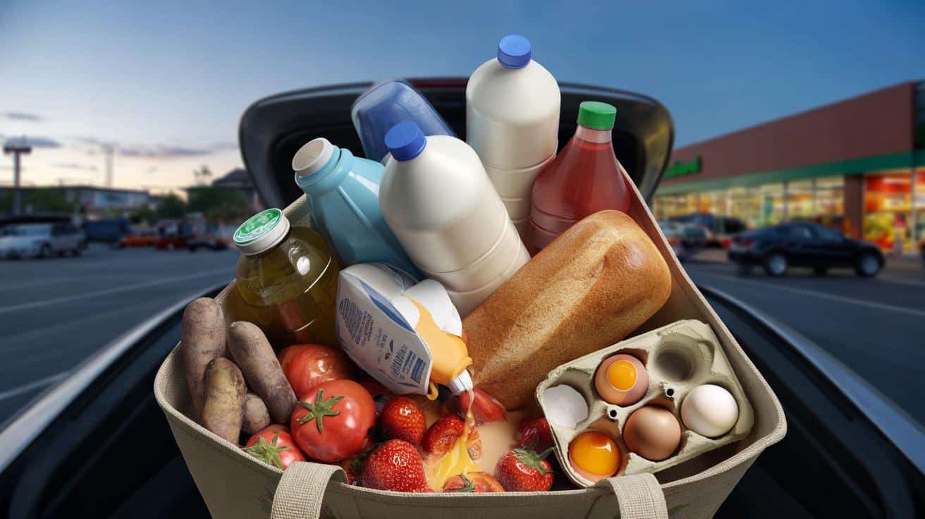 Jak większość osób źle układa produkty w torbie z zakupami i przez to je niszczy