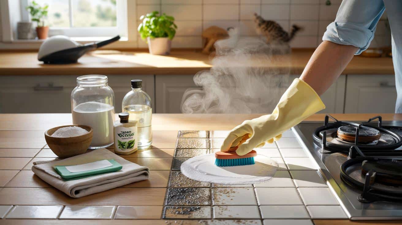 Jak wyczyścić fugi w kuchni bez użycia agresywnej chemii