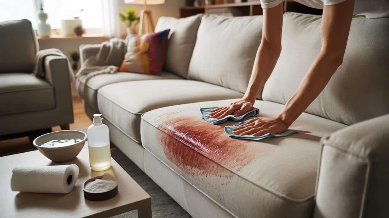 Jak wyczyścić kanapę z trudnych plam bez prania tapicerki i bez specjalistycznych urządzeń