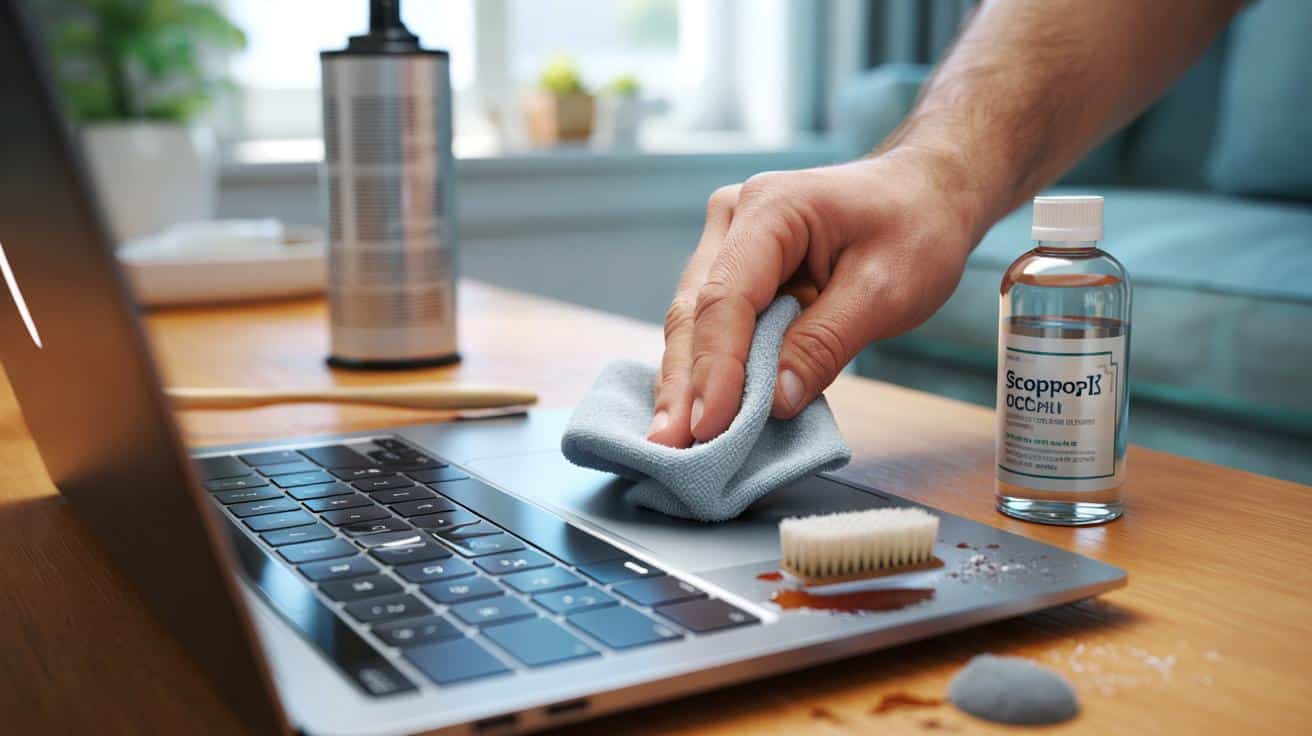 Jak wyczyścić klawiaturę laptopa bez psucia jej