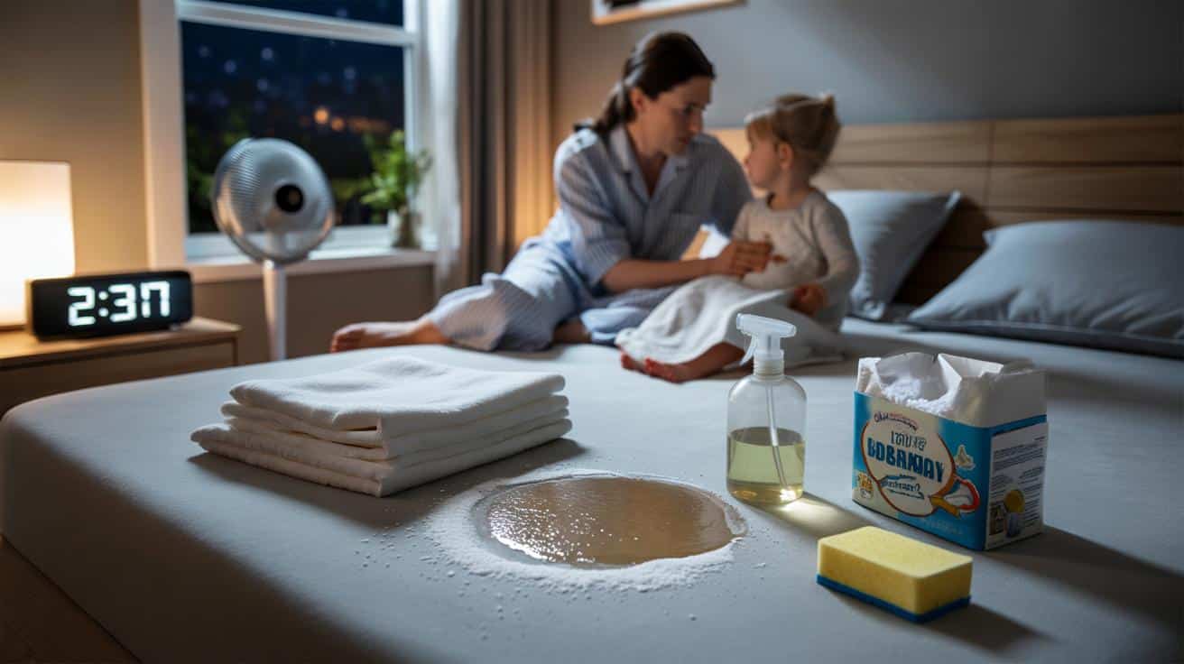 Jak wyczyścić materac z moczu dziecka w mniej niż godzinę