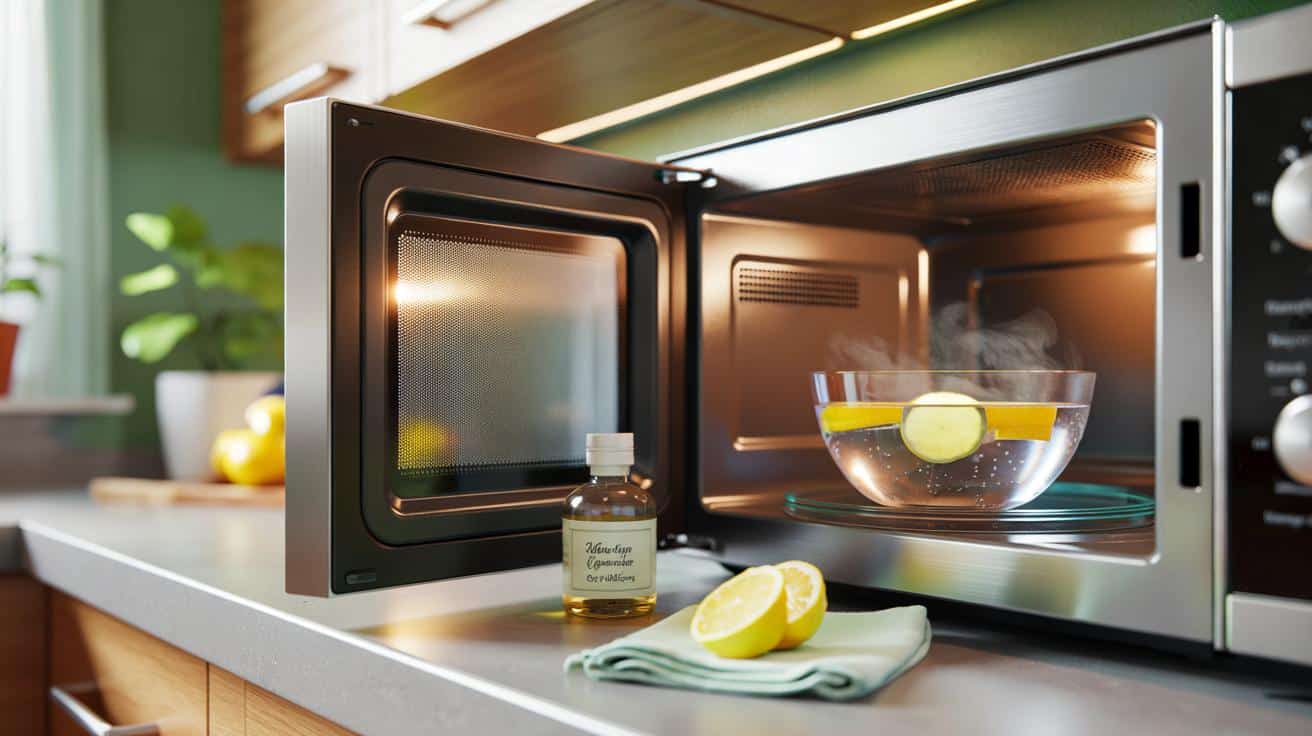 Jak wyczyścić mikrofalówkę bez szorowania w zaledwie 5 minut