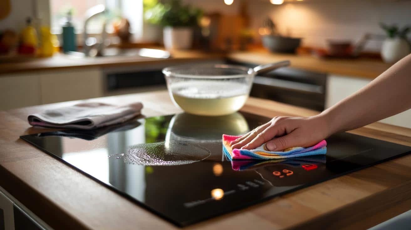 Jak wyczyścić płytę indukcyjną bez ryzyka zarysowań i bez specjalnych środków