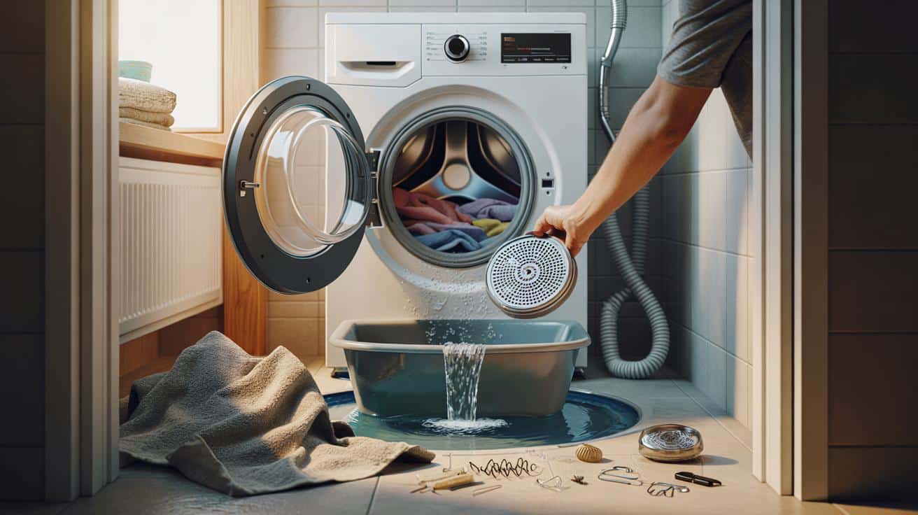 Jak wyczyścić pralę bez serwisanta gdy przestaje odprowadzać wodę