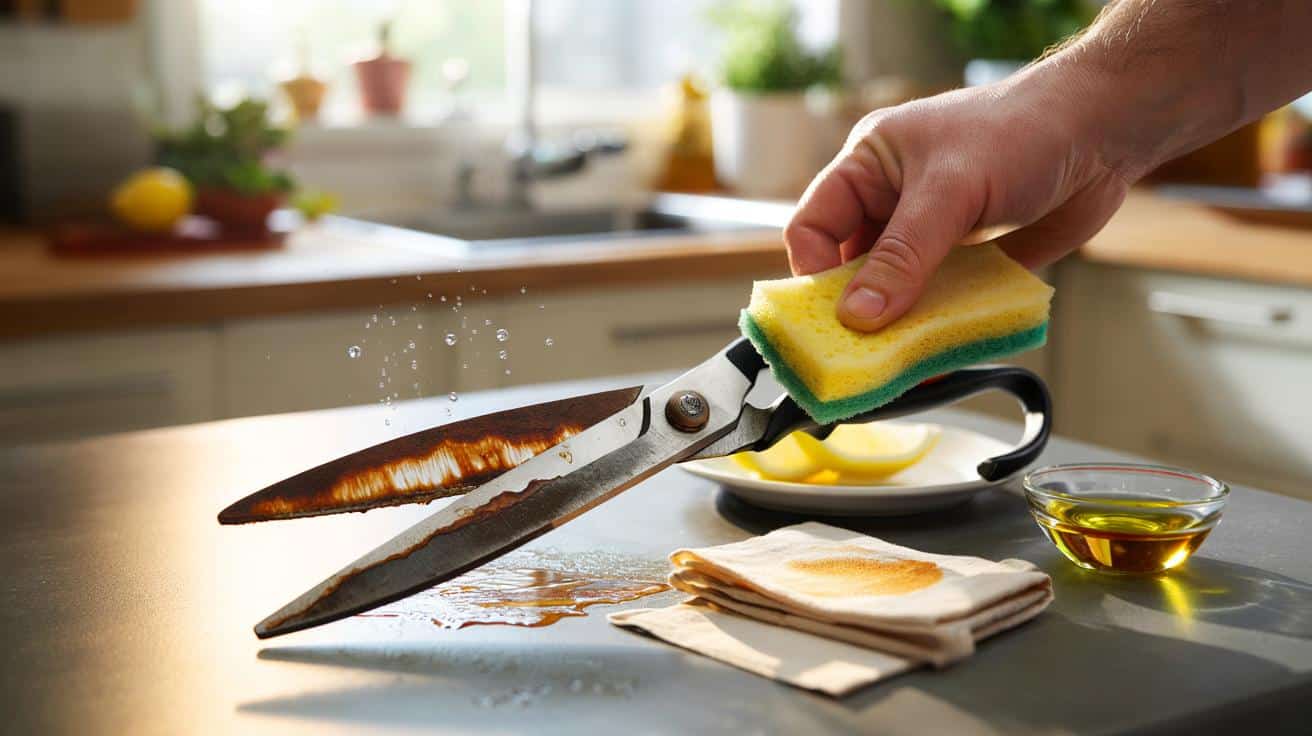 Jak wyczyścić zardzewiałe nożyczki w 60 sekund