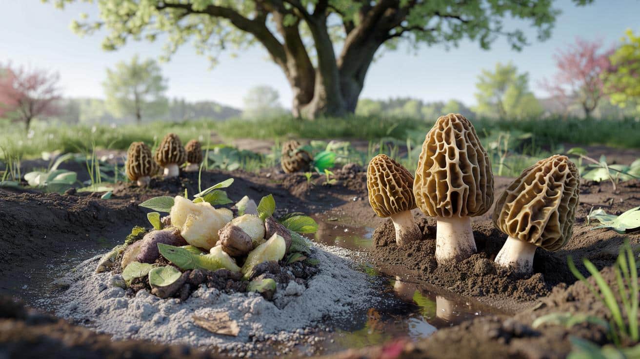 Jak wyhodować smardze w ogrodzie? Zaskakujący trik z domowym odpadem