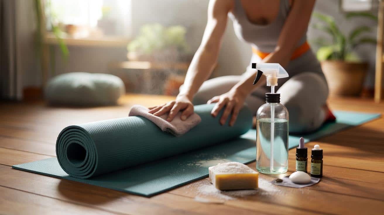 Jak wyprać matę do jogi naturalnie bez chemicznych środków
