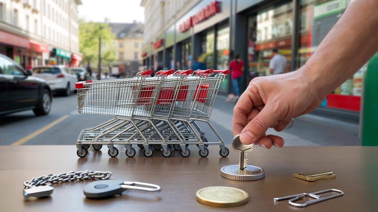 Jak wziąć wózek w markecie bez monety? Proste triki z życia