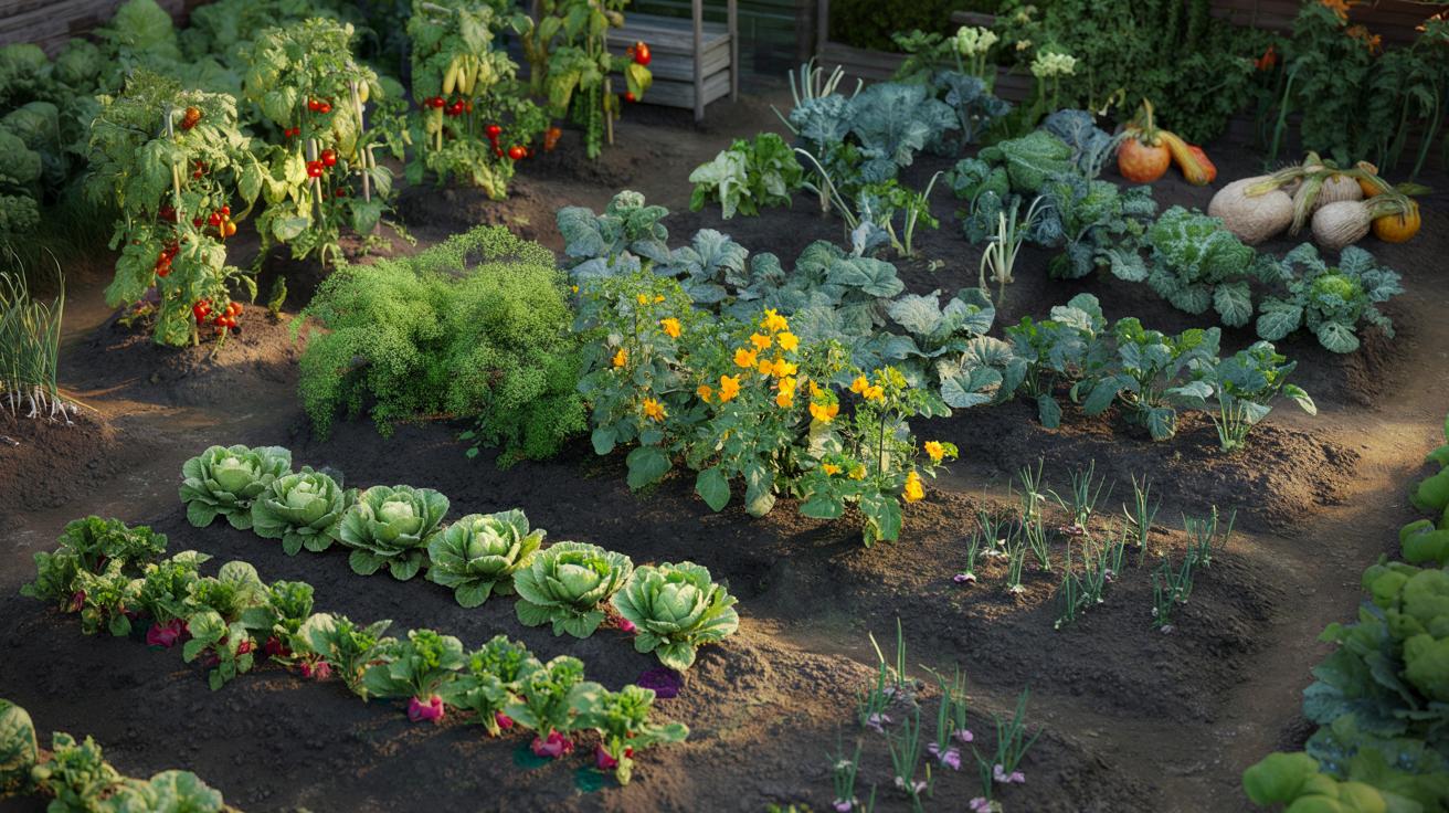 Jak zaplanować ogród warzywny, żeby coś dojrzewało przez cały sezon