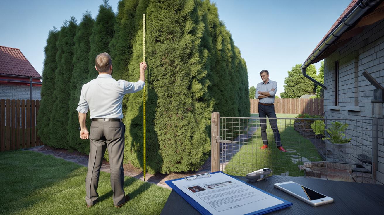 Jak zmusić sąsiada do przycięcia żywopłotu? Prosty legalny trik