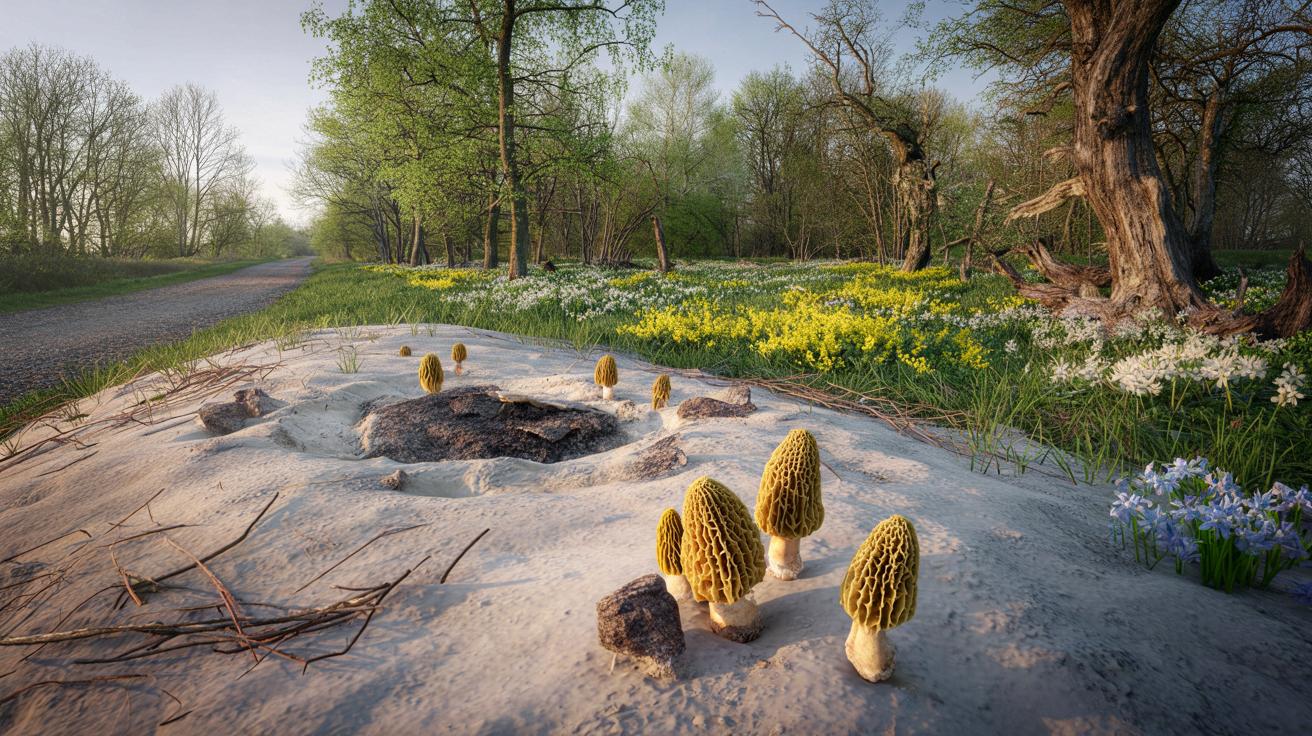 Jak znaleźć miejsce pełne smardzów już w marcu: prosty terenowy trik