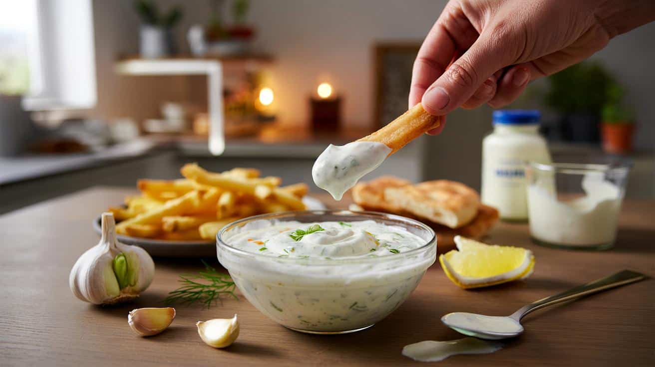 Jak zrobić sos czosnkowy, który nie jest za ostry, ale ma intensywny smak