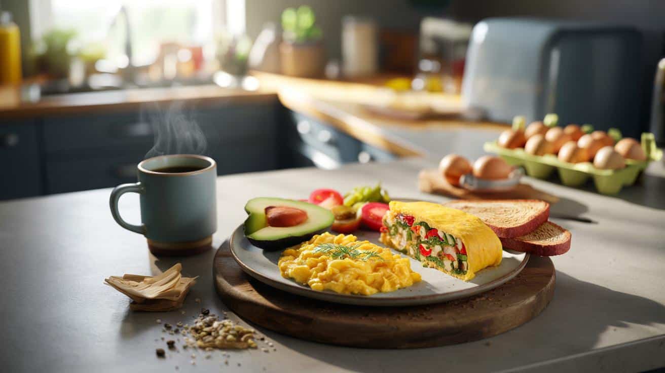 Jak zrobić szybkie śniadanie z jajek które syci na wiele godzin