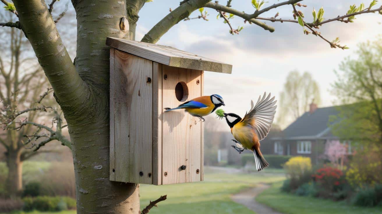 Jak zwabić sikorki do budki lęgowej na początku wiosny