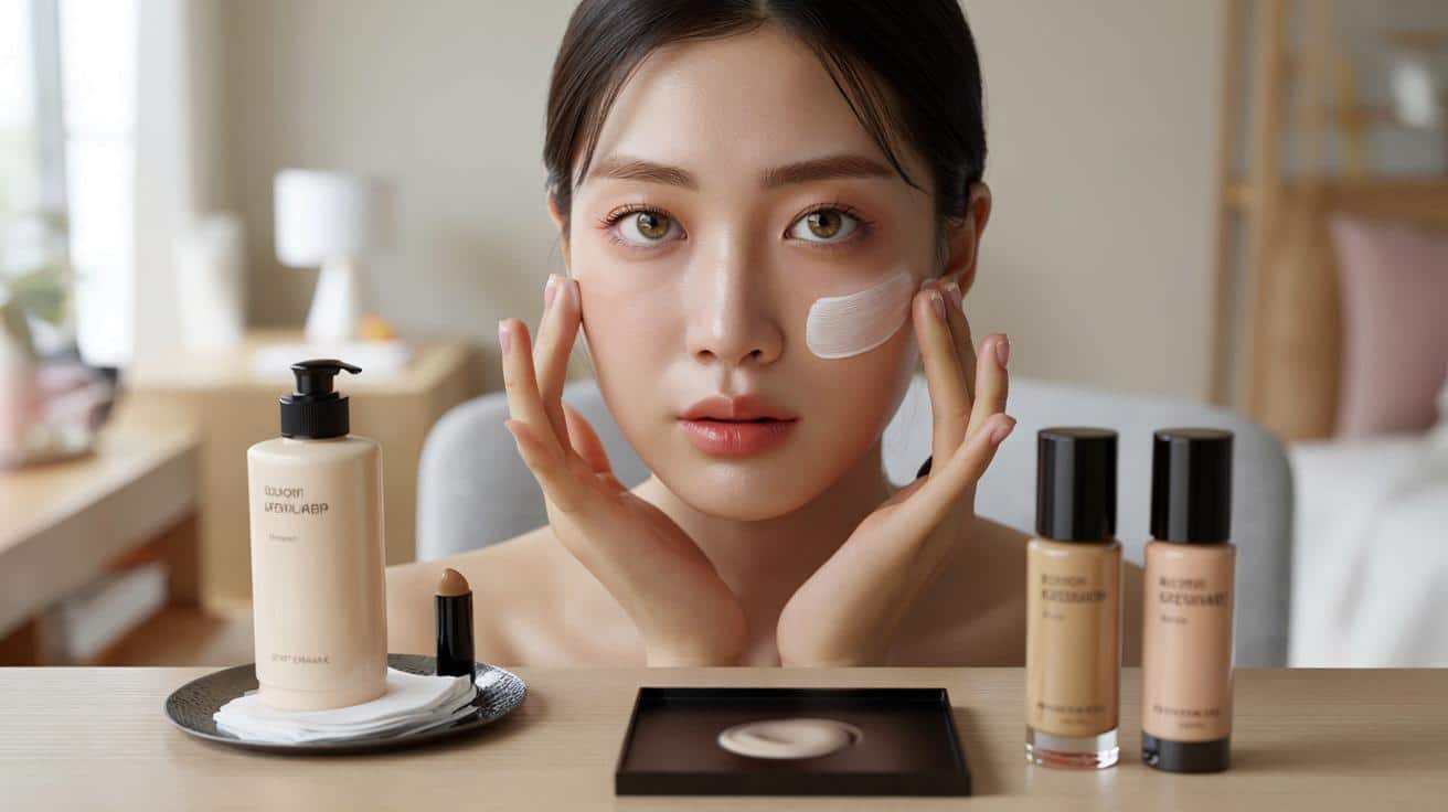 Japońska technika podkładu “druga skóra”: 4 kroki bez efektu maski