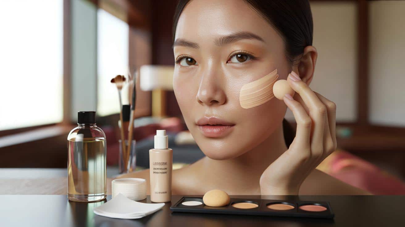 Japoński trik na niewidoczny podkład: 4 kroki do cery jak z filtra