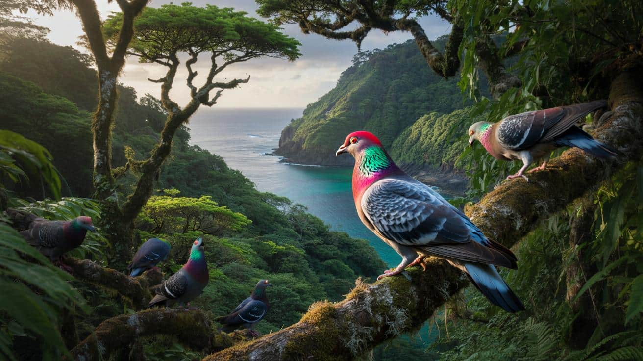 Japońskie wyspy bez kotów: zaskakujący powrót rzadkiego gołębia