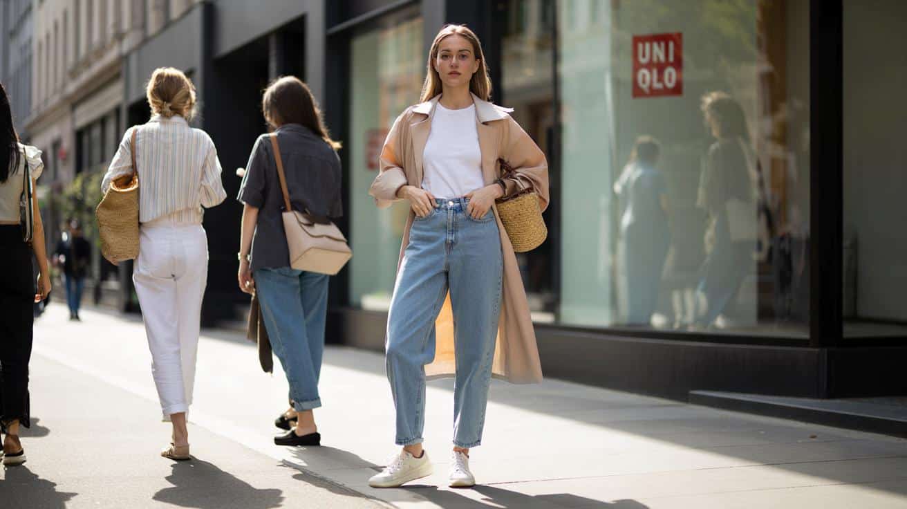 Jeans Uniqlo, który robi furorę na wiosnę: wygodny, luźny i bardzo stylowy