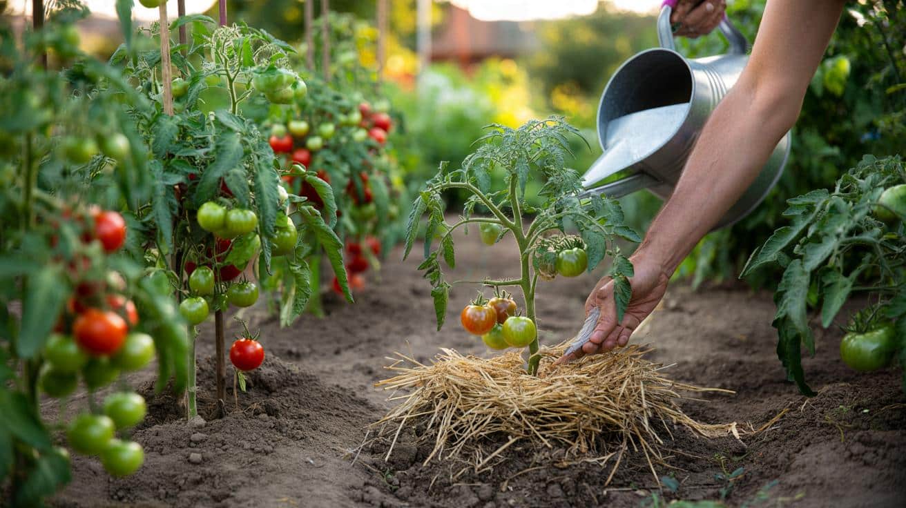 Jeden prosty zabieg przed podlewaniem, a pomidory rosną lepiej i zdrowiej
