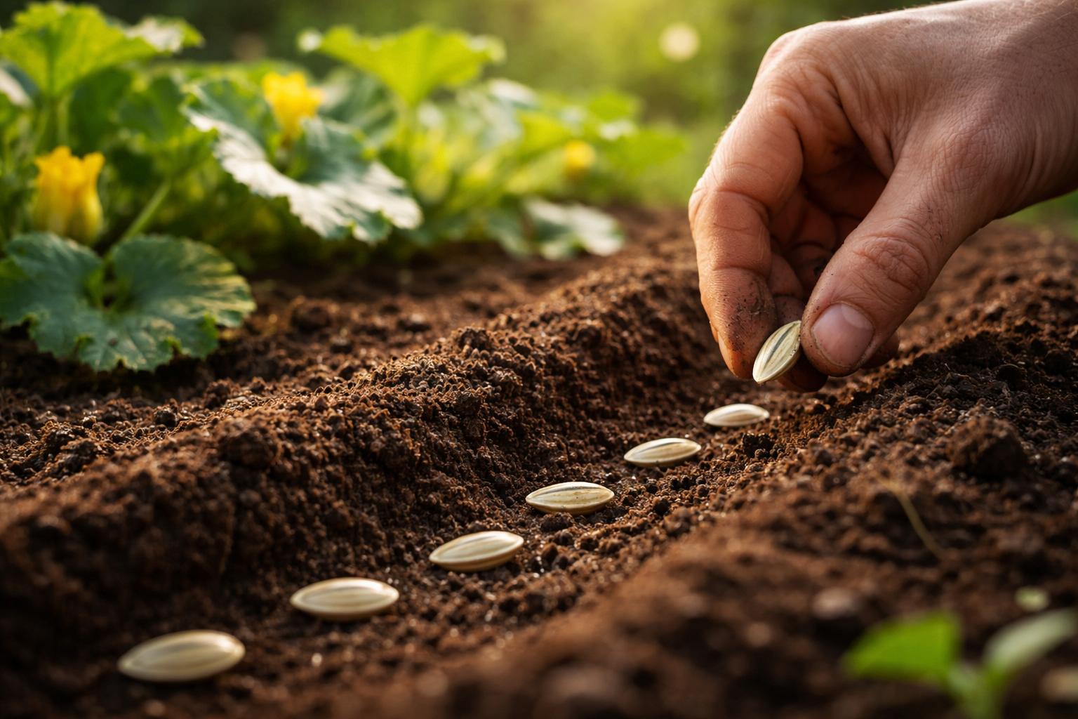 Jeden trik przy siewie cukinii, który ratuje całą tegoroczną grządkę