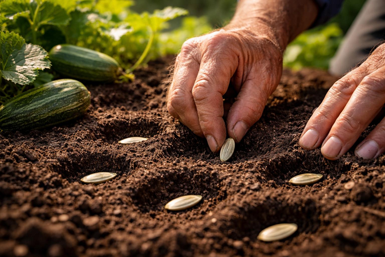 Jeden trik przy siewie cukinii, który stare wygi znają od lat