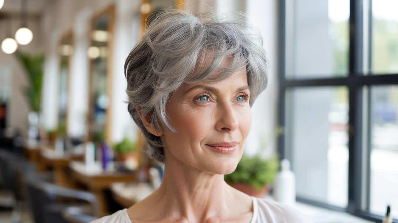 Jedna fryzura odejmuje lat po 60. Idealna dla siwych włosów