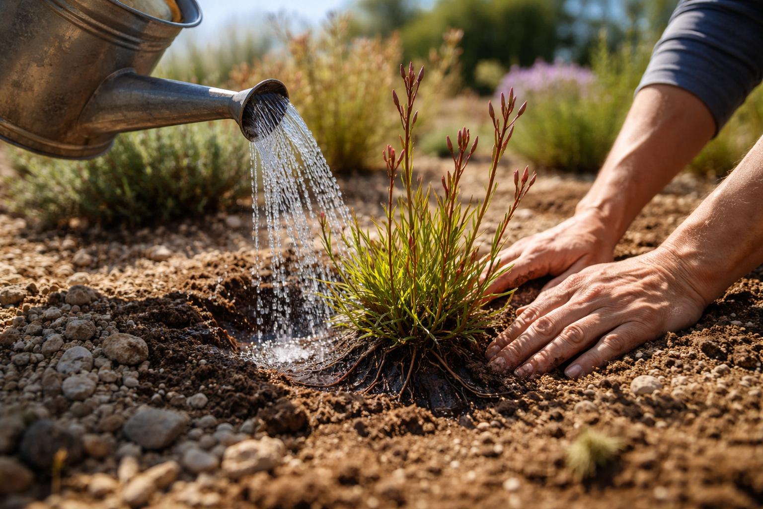Jedna kwietniowa czynność i ta bylina przeżyje suszę bez węża ogrodowego