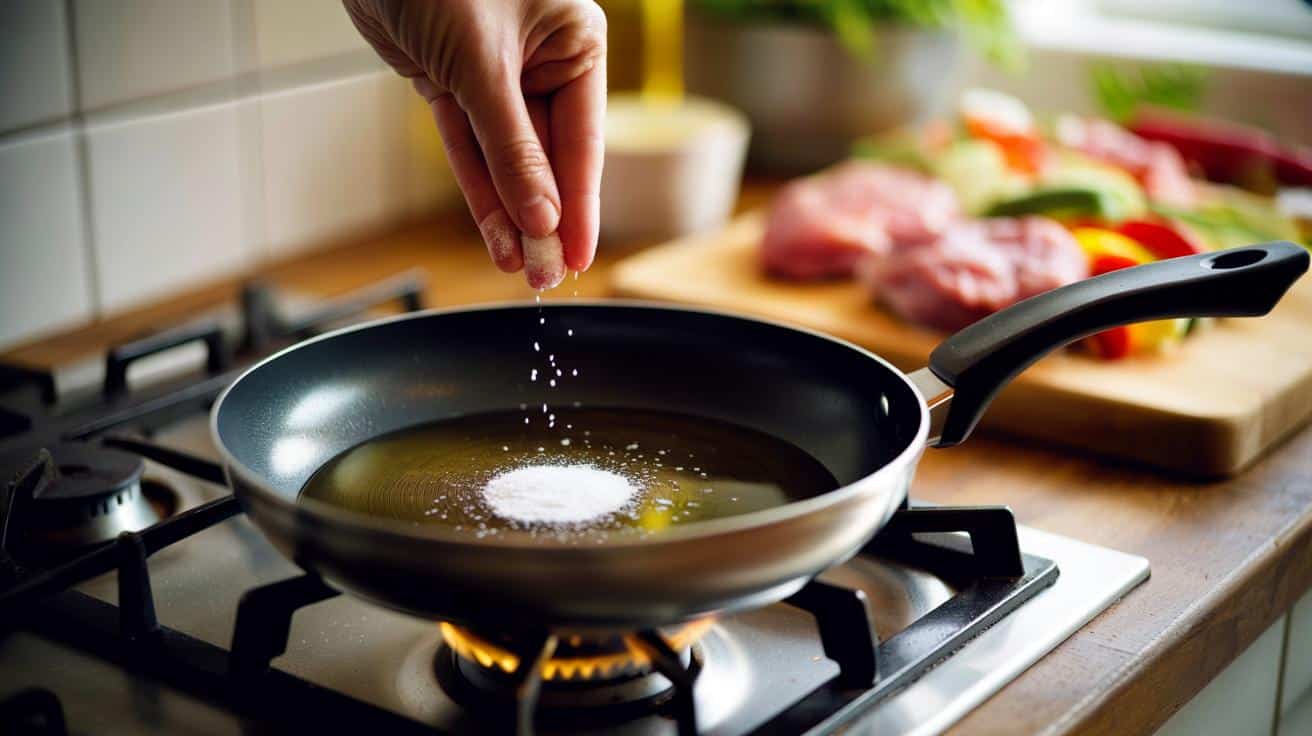 Jedna łyżeczka za grosz i koniec z pryskającym olejem na patelni