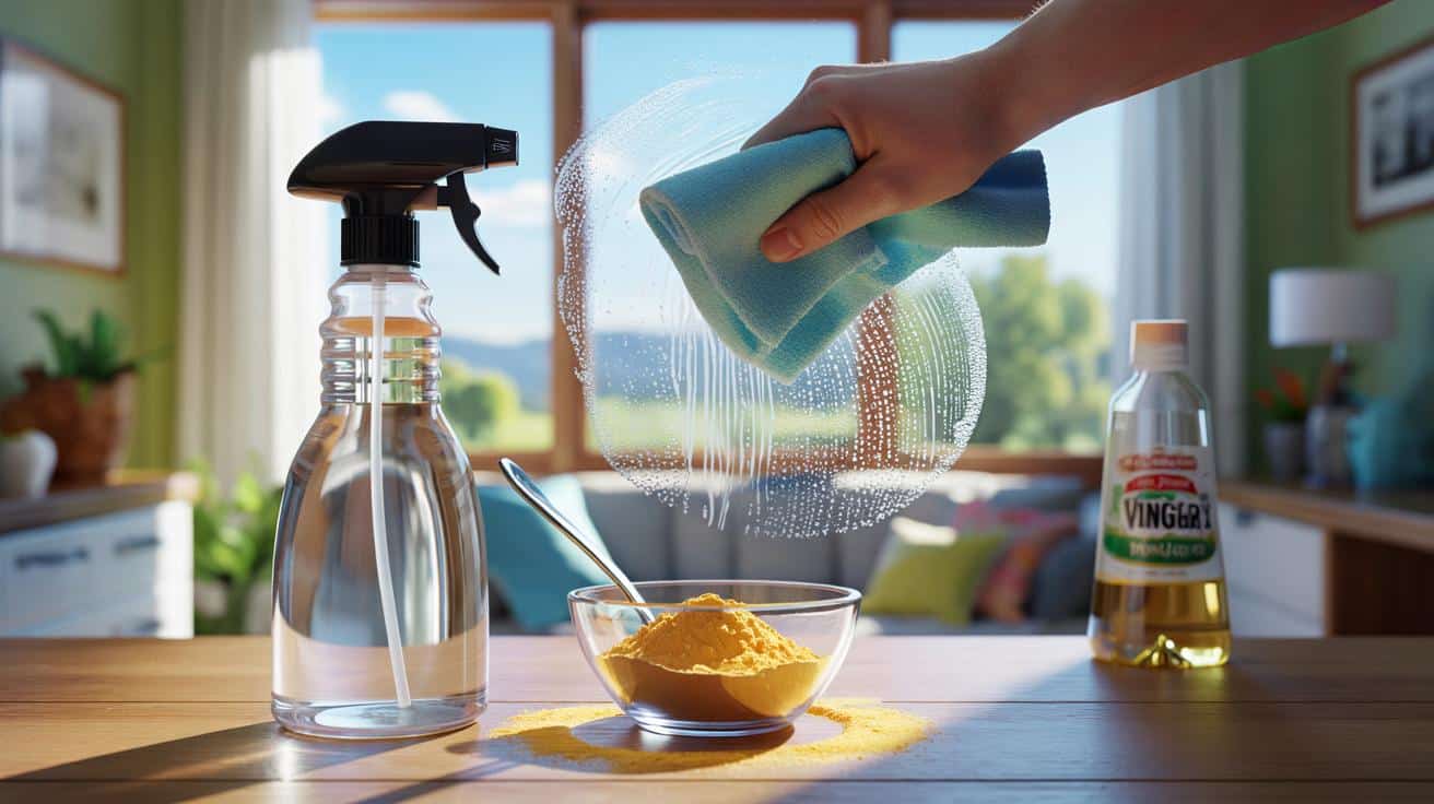 Jedna łyżka z kuchni zamiast octu: szybszy sposób na szyby bez smug