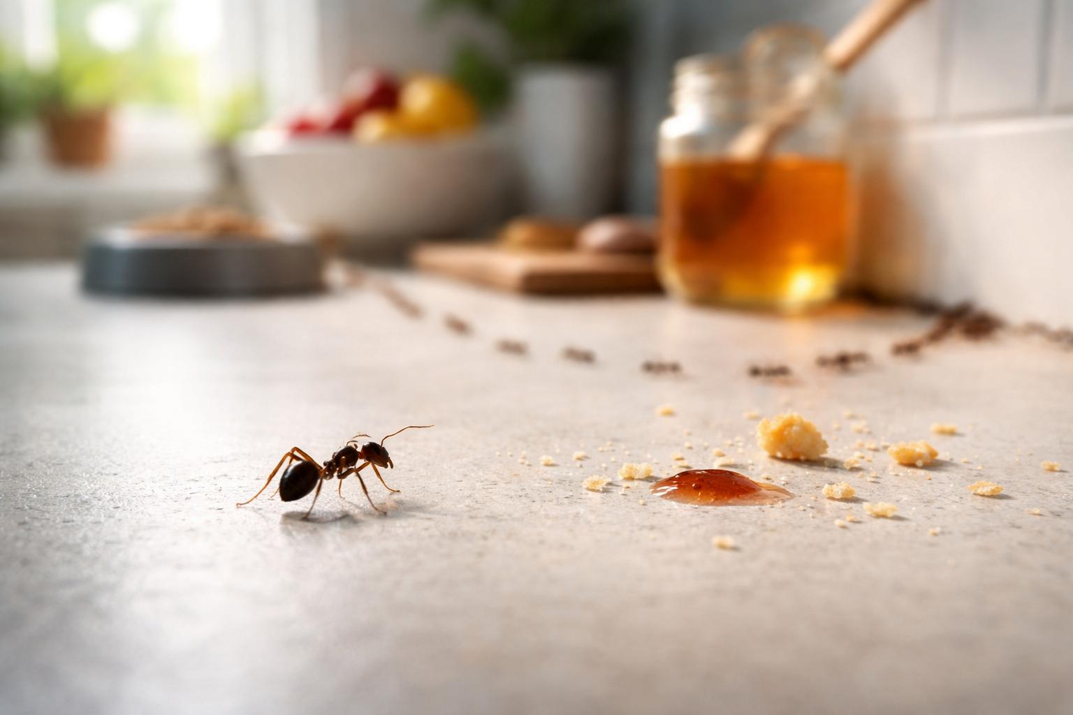 Jedna mrówka na blacie? Ukryty sygnał nadchodzącej inwazji w kuchni