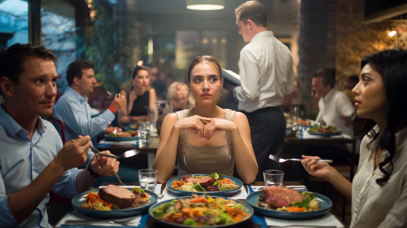 Jedno zdanie wegańskiej klientki zamroziło całą salę w restauracji