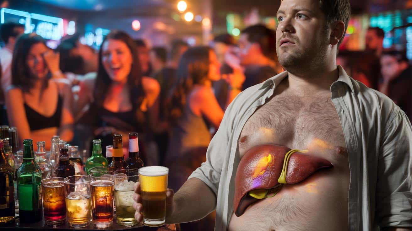 Jednorazowe „urwanie się z łańcucha” z alkoholem mocniej niszczy wątrobę niż myślisz