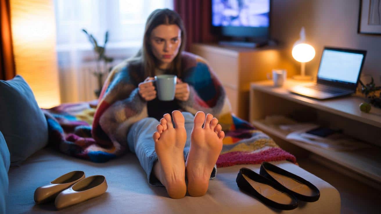 Jeśli twoje stopy są często zimne wieczorem, przyczyna może tkwić w codziennych nawykach