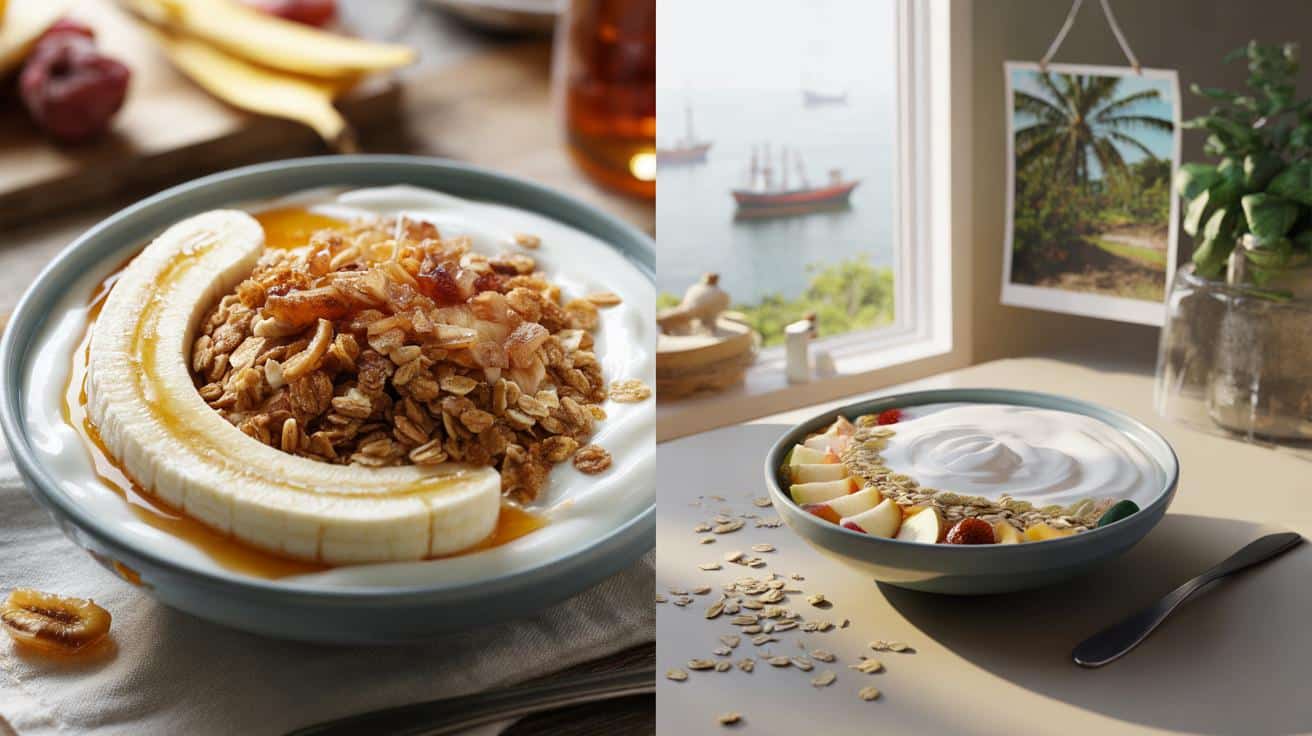 Jogurt grecki z bananem na śniadanie? Dietetycy studzą entuzjazm