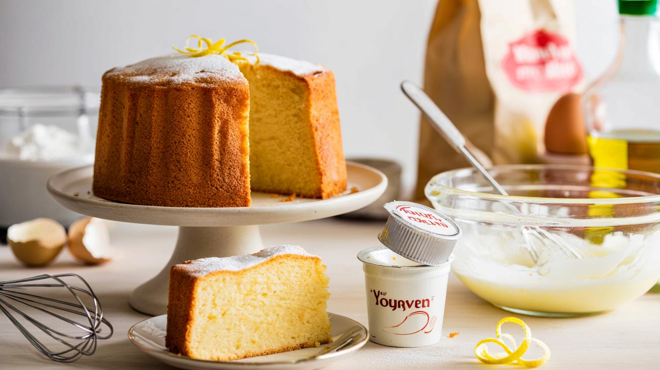 Jogurtowe ciasto z 7 kubeczków: miękkie, wysokie i zawsze się udaje