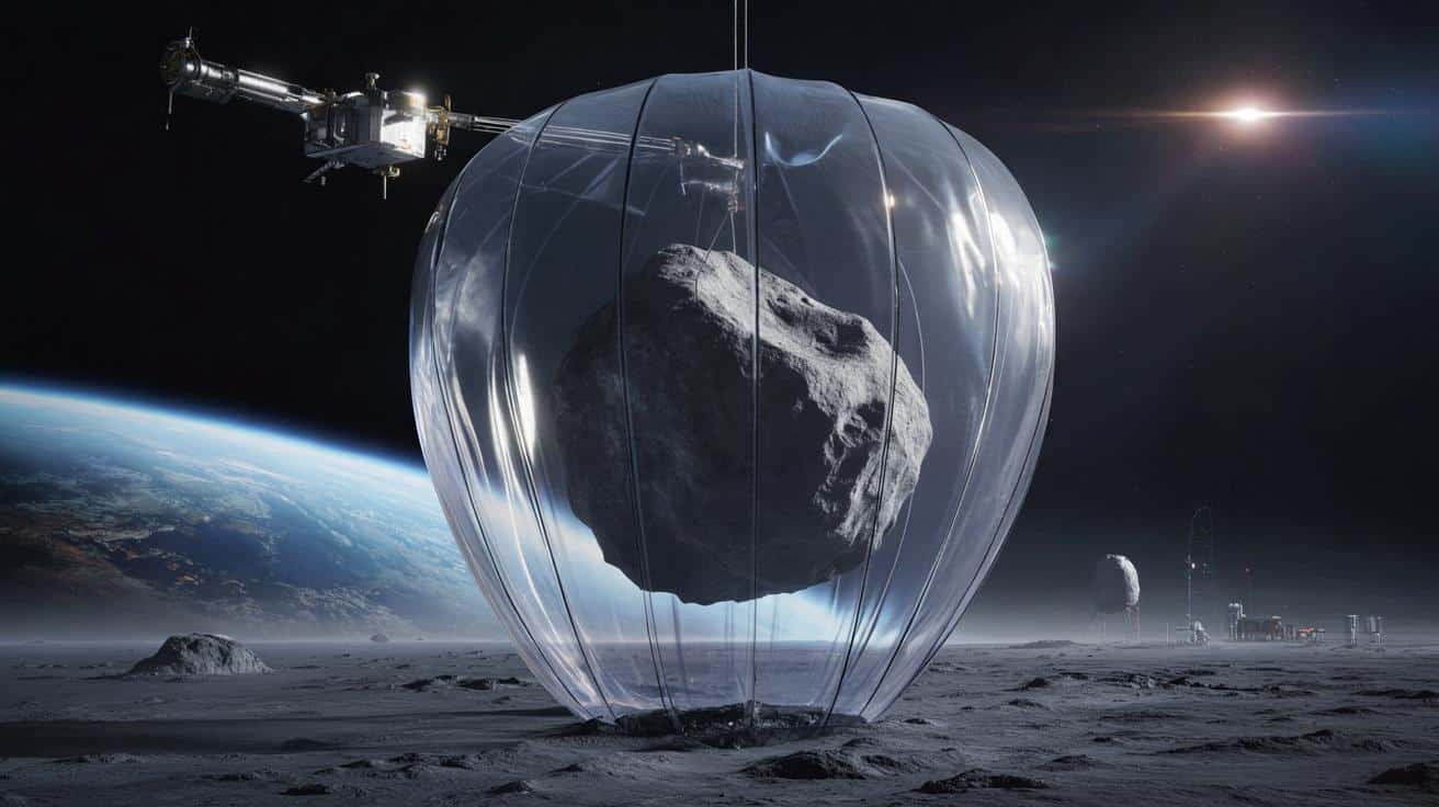 Kalifornijski start-up chce holować asteroidy w gigantycznych „workach” pod orbitę Ziemi